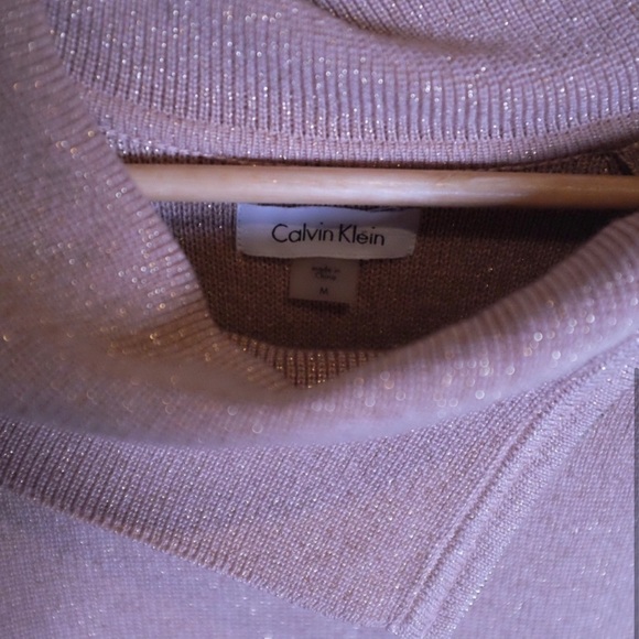 Calvin Klein |Rose Gold Pink| Sweater Dress| - Picture 4 of 7